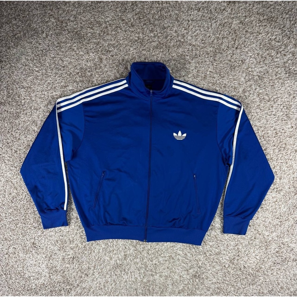 Adidas Originals Firebird Track Jacket Men's 2XL Blue White 3-Stripes 2009